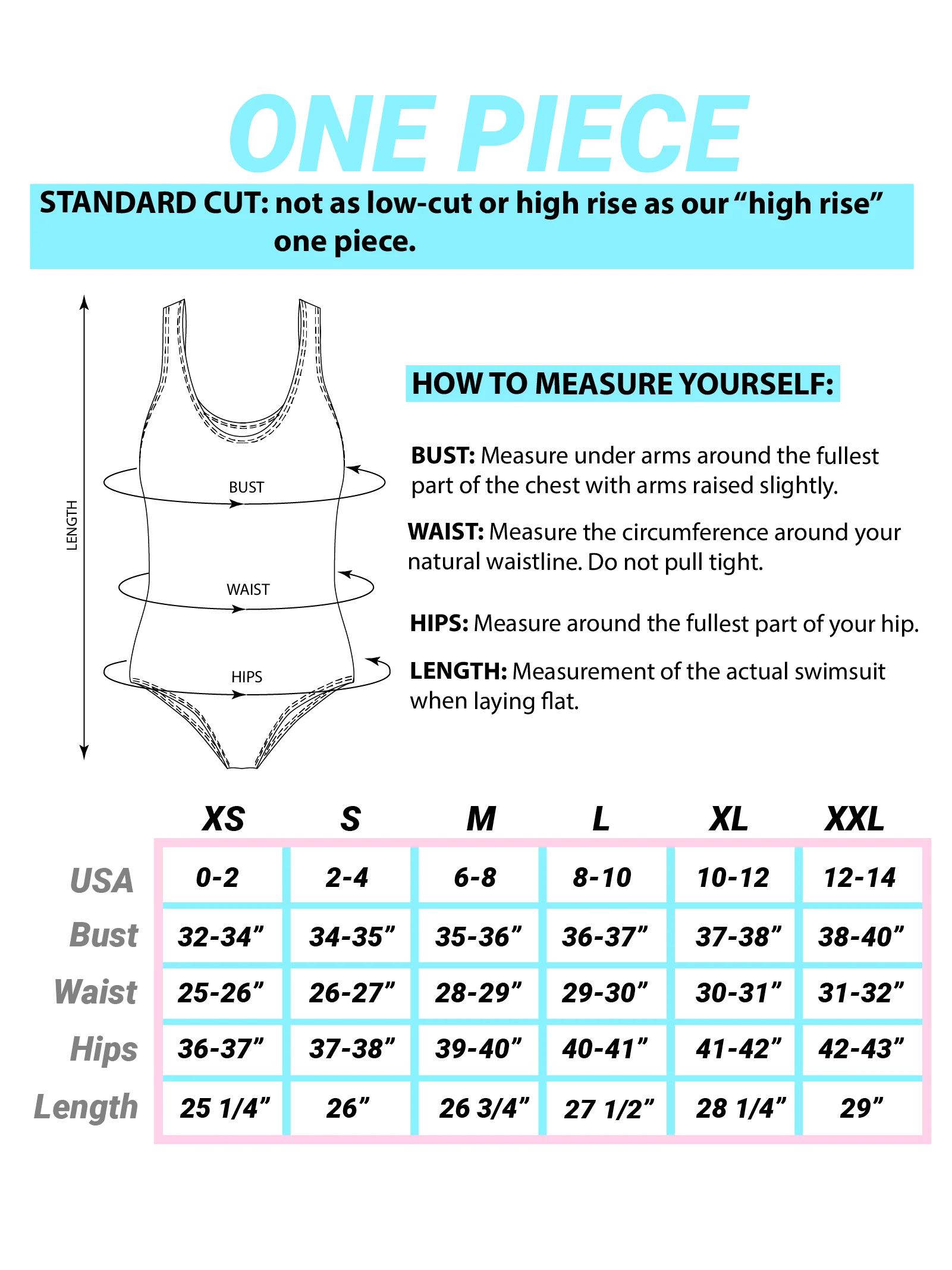 fiji one piece (standard cut)