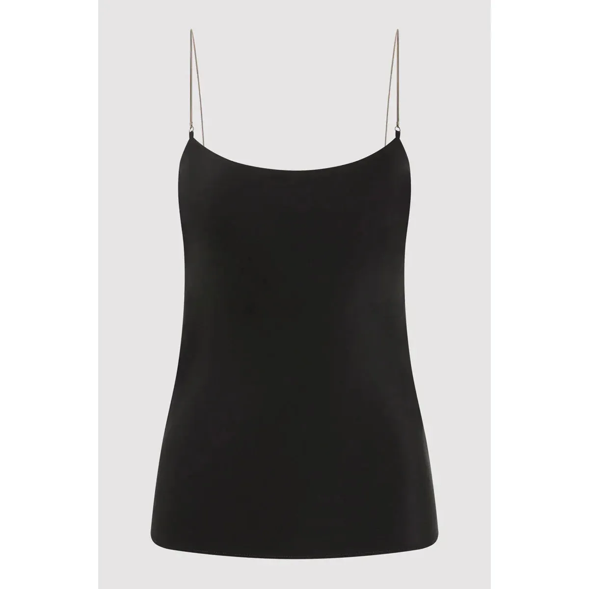 FINE CHAIN SILK CAMI
