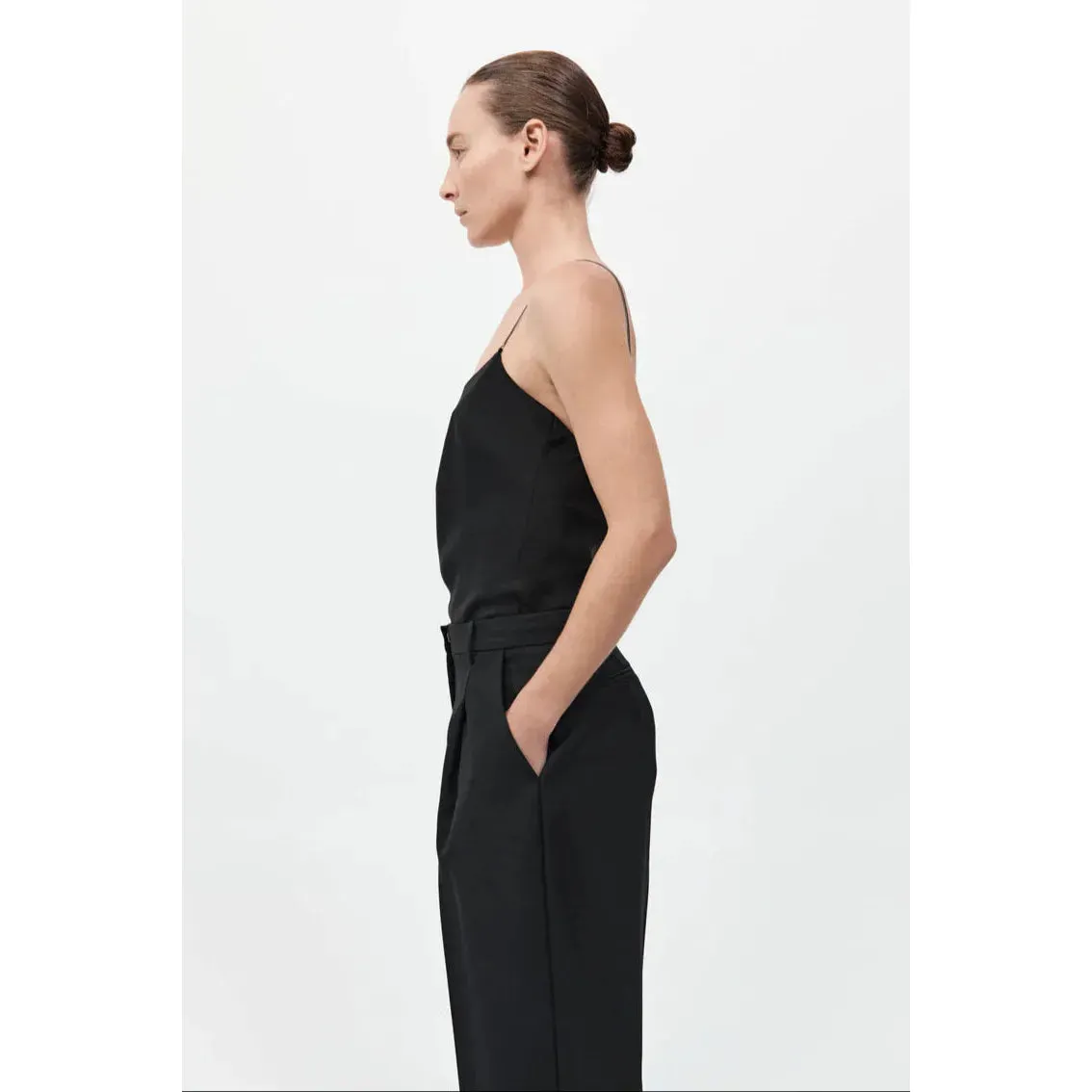FINE CHAIN SILK CAMI