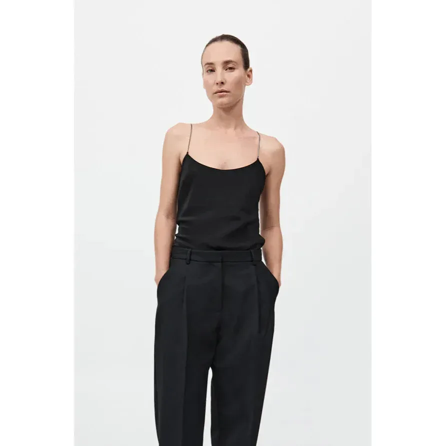 FINE CHAIN SILK CAMI