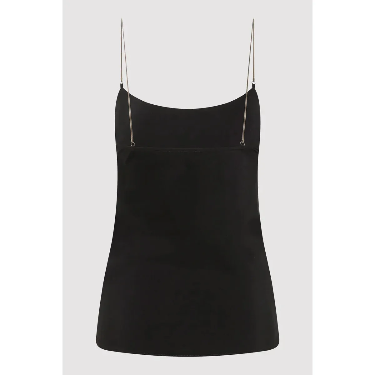 FINE CHAIN SILK CAMI