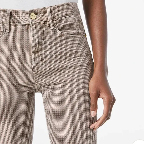 Frame Denim-Le High Skinny Jeans In Tawny Multi