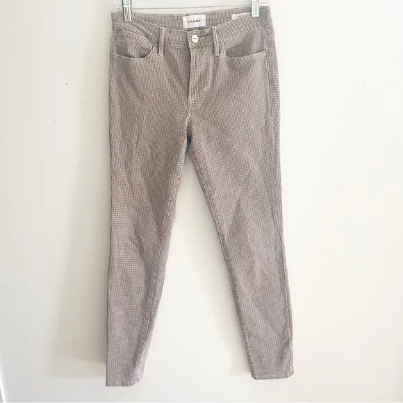 Frame Denim-Le High Skinny Jeans In Tawny Multi