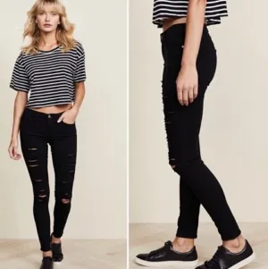 Frame Denim Le Skinny De Jeanne Distressed Jeans Sz29