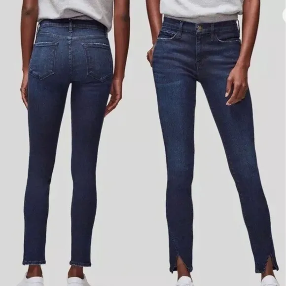 FRAME Denim Le Skinny de Jeanne High Waist Jeans