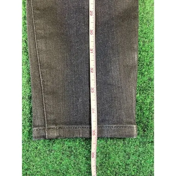 FRAME LE HIGH Skinny Crop High-Rise Black Jegging‎ Jeans Womens Sz 24