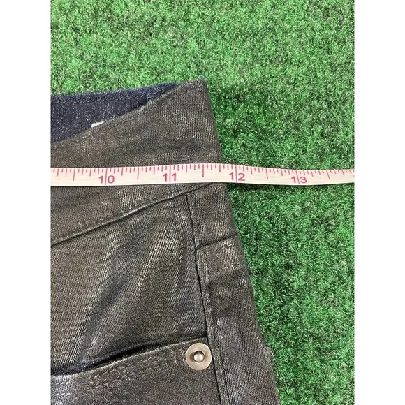 FRAME LE HIGH Skinny Crop High-Rise Black Jegging‎ Jeans Womens Sz 24