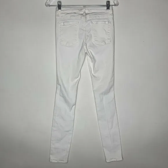 Frame Women Denim‎ Jeans Size 27 White Distressed L