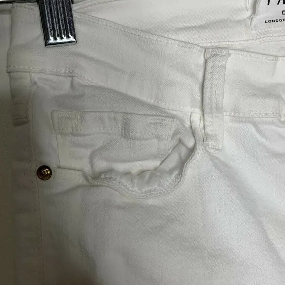 Frame Women Denim‎ Jeans Size 27 White Distressed L