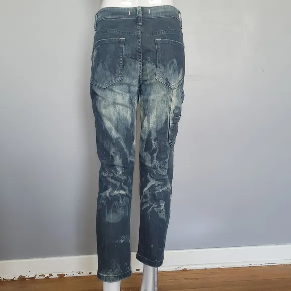Free People Distressed Cropped Jeans, VGUC, Size 29