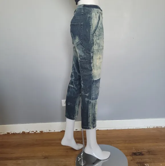 Free People Distressed Cropped Jeans, VGUC, Size 29