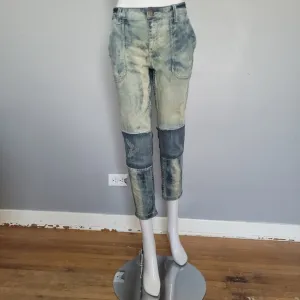 Free People Distressed Cropped Jeans, VGUC, Size 29