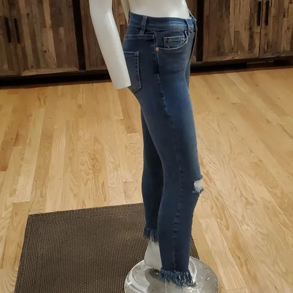 Free People Great Heights frayed skinny jean
