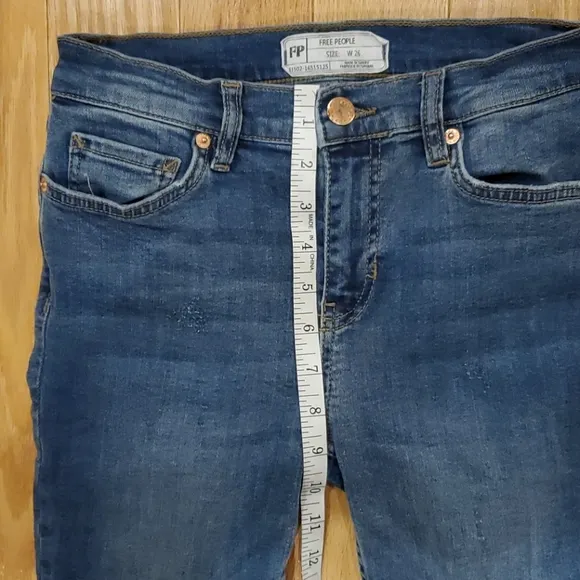 Free People Great Heights frayed skinny jean