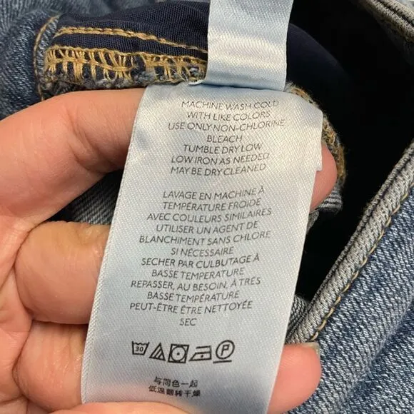 FREE PEOPLE RAW HIGH RISE SKINNY JEANS/ JEGGINGS IN SIERRA WASH SIZE 24 NEW!
