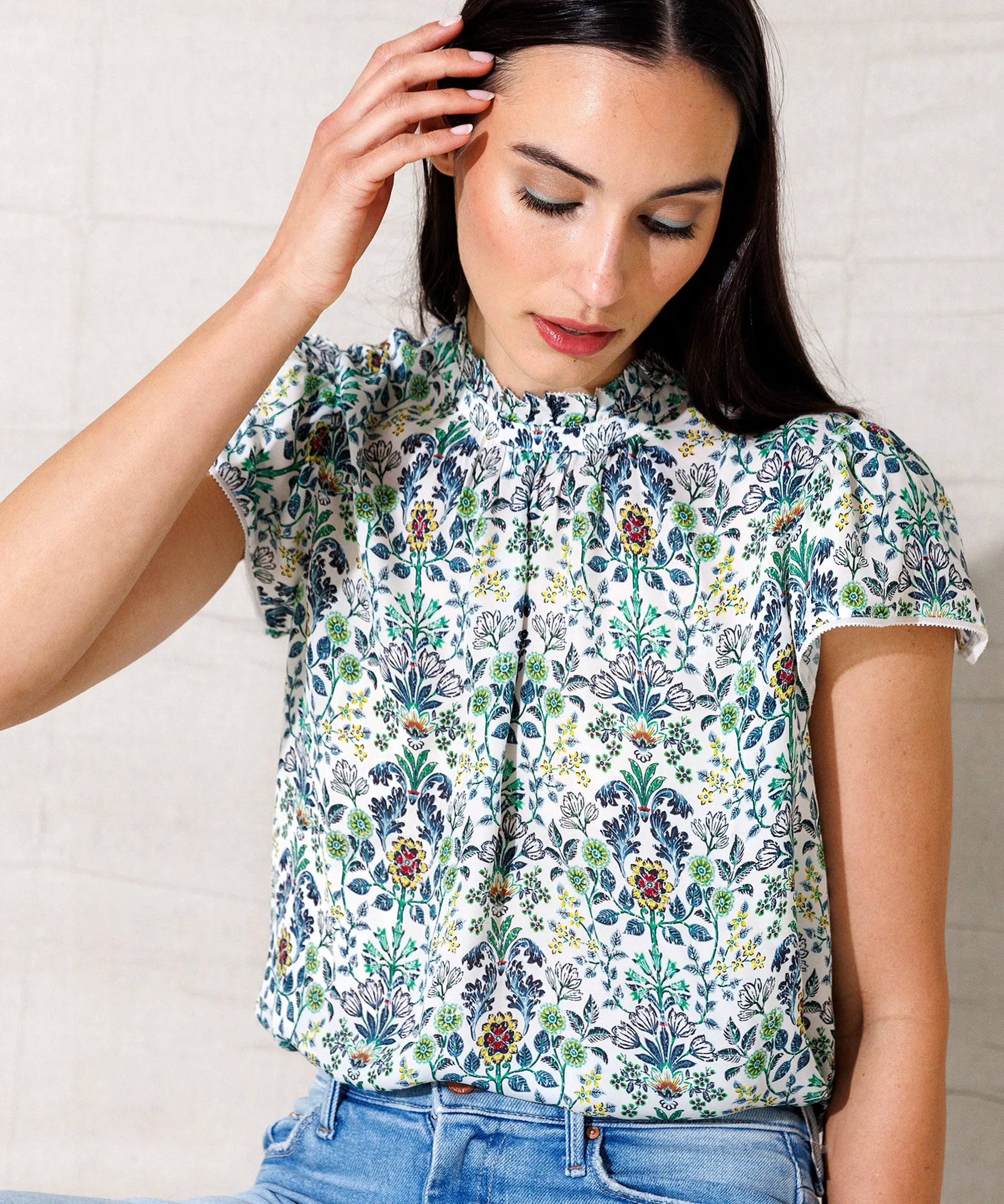 go vintage tee print