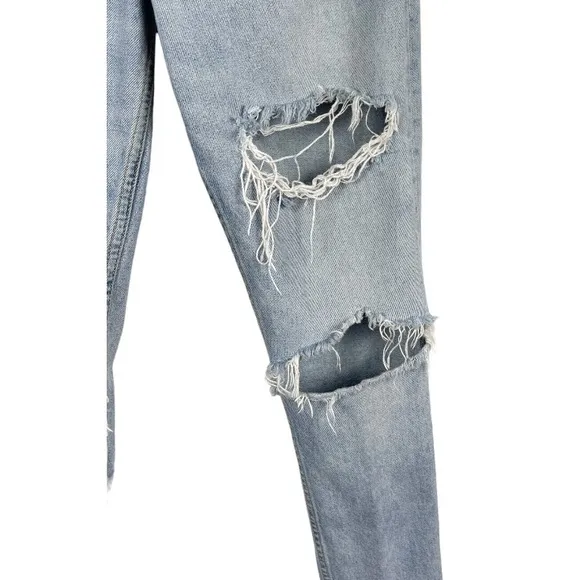 Grlfrnd Denim Heavily Distressed Karolina Jeans Size 26 In A Little More Love