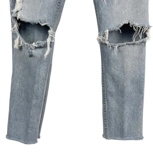Grlfrnd Denim Heavily Distressed Karolina Jeans Size 26 In A Little More Love