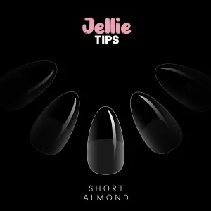 Halo Jellie Nail Tips - Short Almond