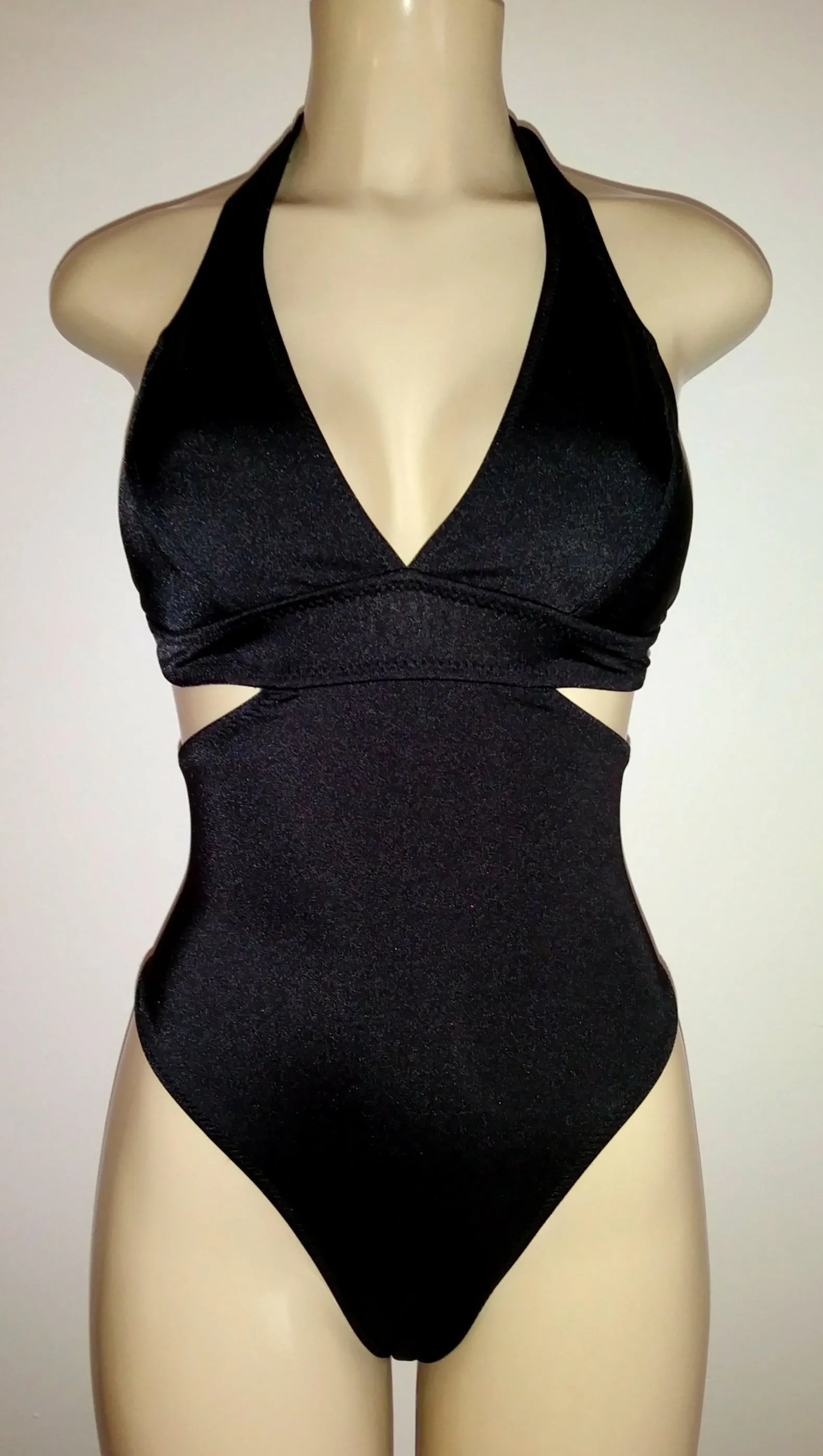 Halter One Piece Swimsuits with High Waist Coverage
