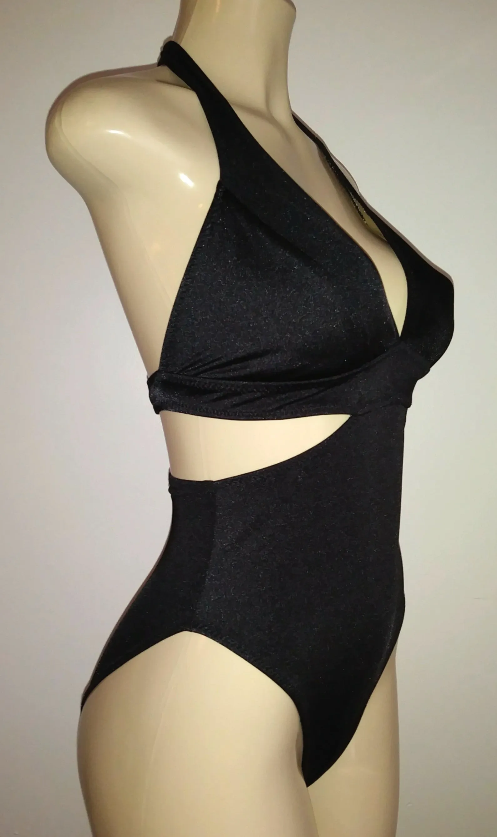 Halter One Piece Swimsuits with High Waist Coverage