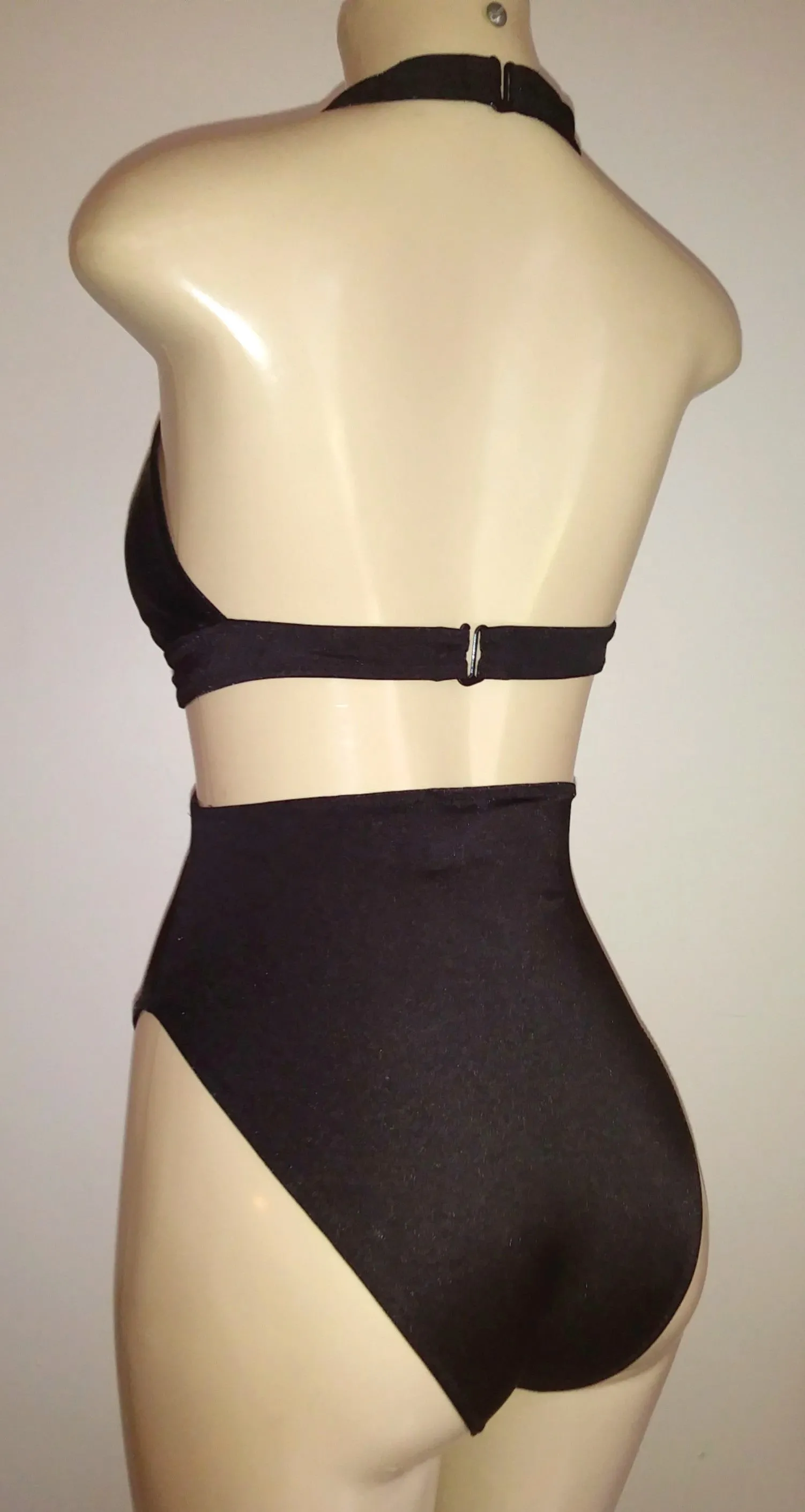 Halter One Piece Swimsuits with High Waist Coverage