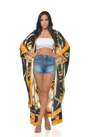 Hannah Satin Kimono
