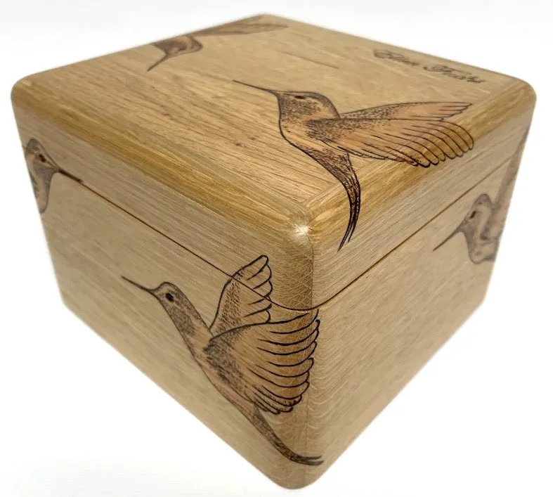 Heirloom wooden Recipe box (Base price shown)