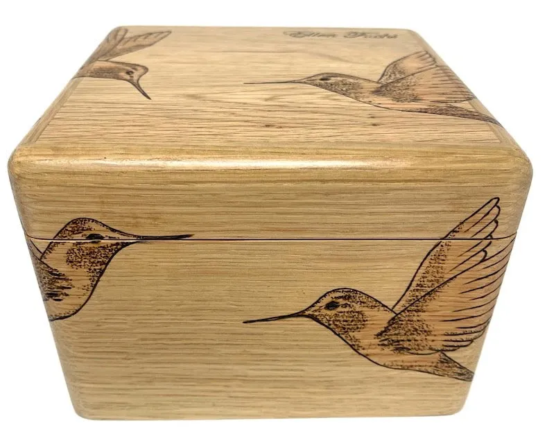 Heirloom wooden Recipe box (Base price shown)