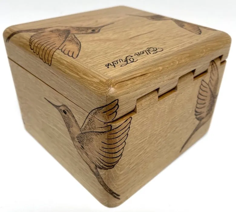 Heirloom wooden Recipe box (Base price shown)