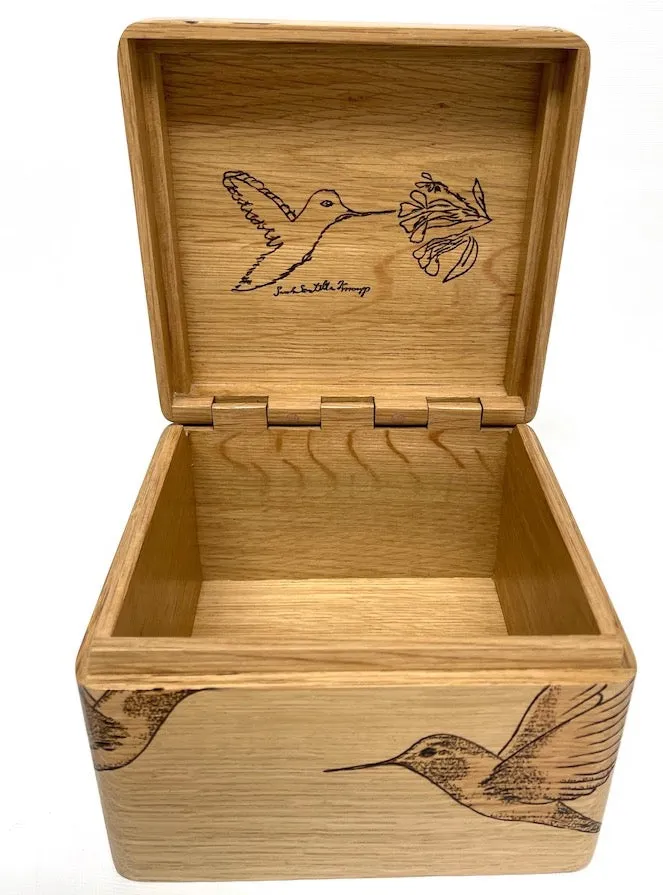 Heirloom wooden Recipe box (Base price shown)