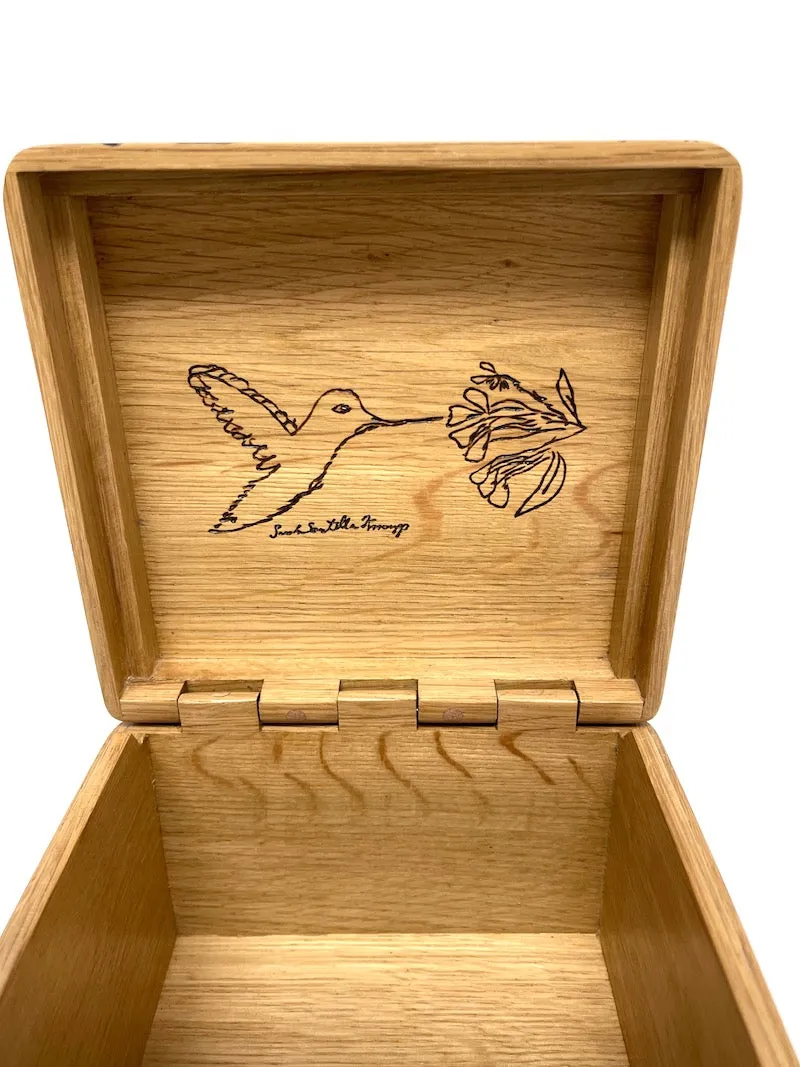 Heirloom wooden Recipe box (Base price shown)