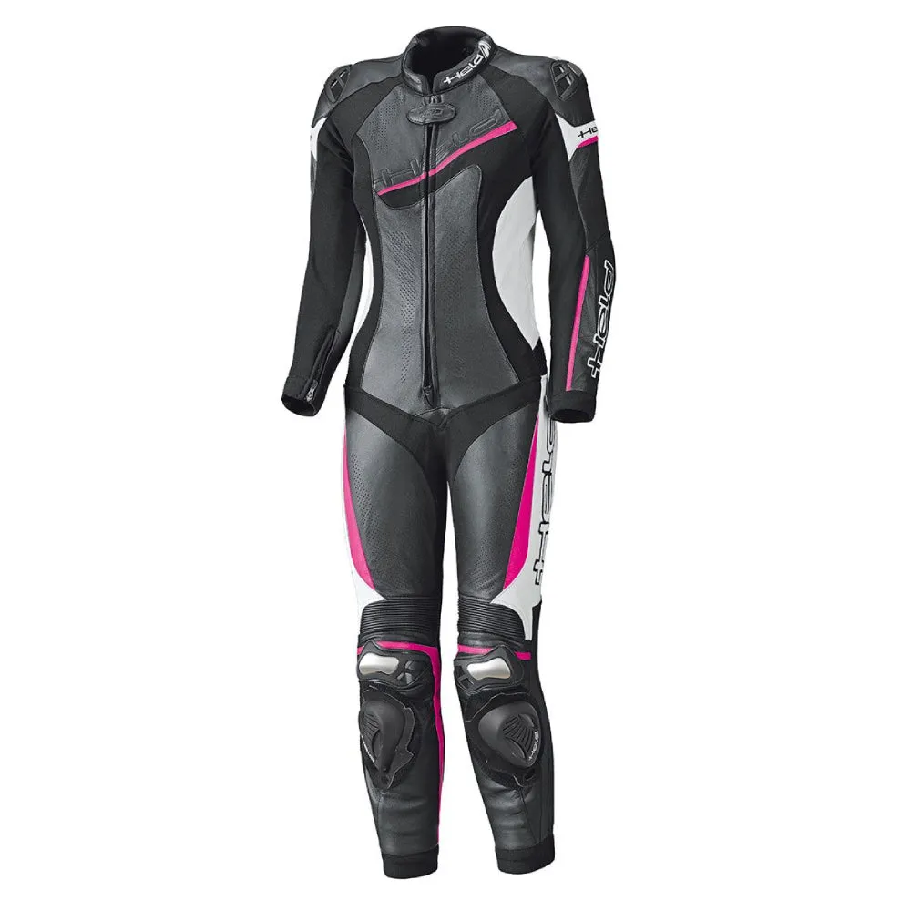 Held Ayana 2 Ladies Leather One-Piece Suit Black / Pink