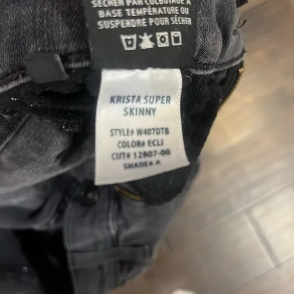 Hudson black jeans size 24
