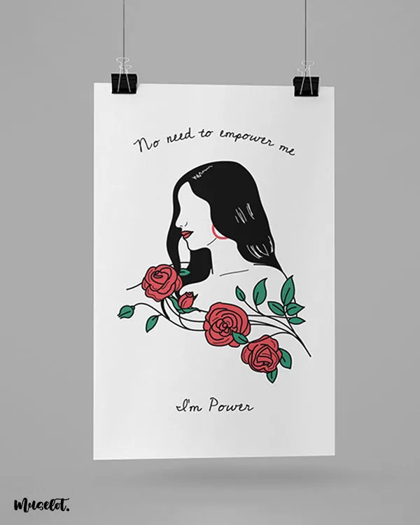 I am power posters