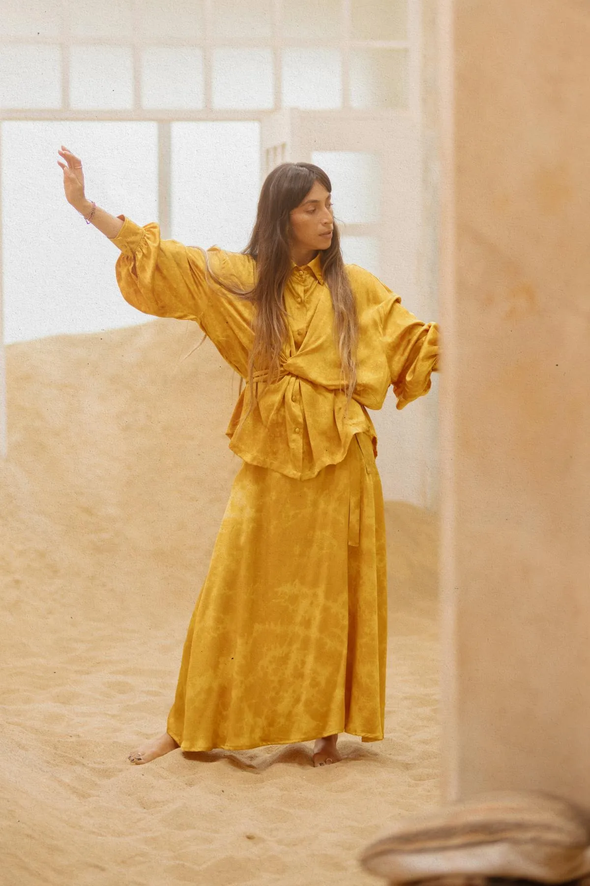 Inanna 2 Piece Set (100% Botanically Dyed Silk)