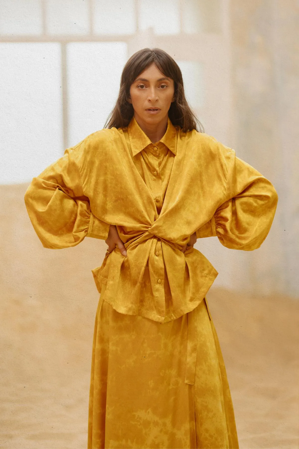 Inanna 2 Piece Set (100% Botanically Dyed Silk)