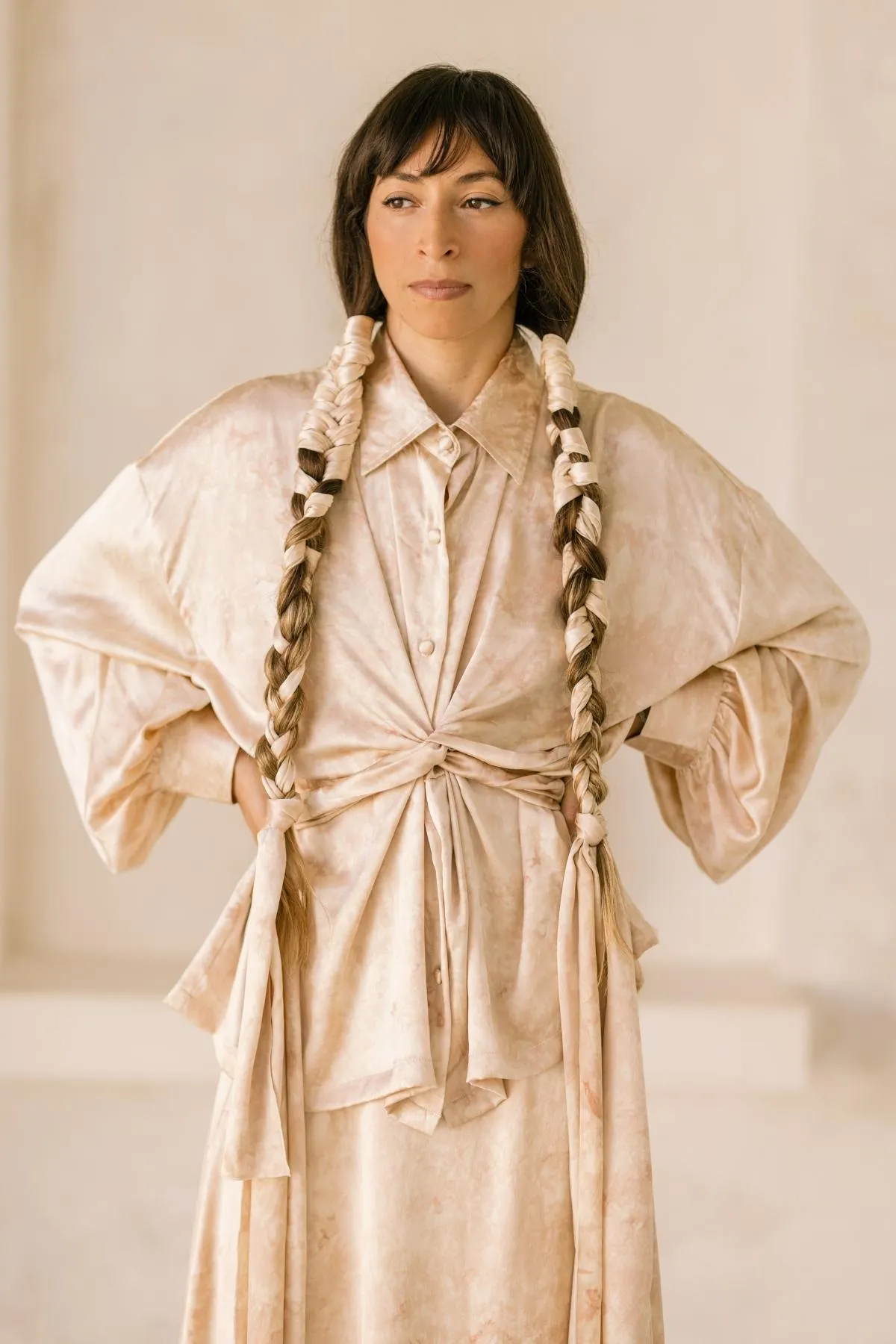 Inanna 2 Piece Set (100% Botanically Dyed Silk)