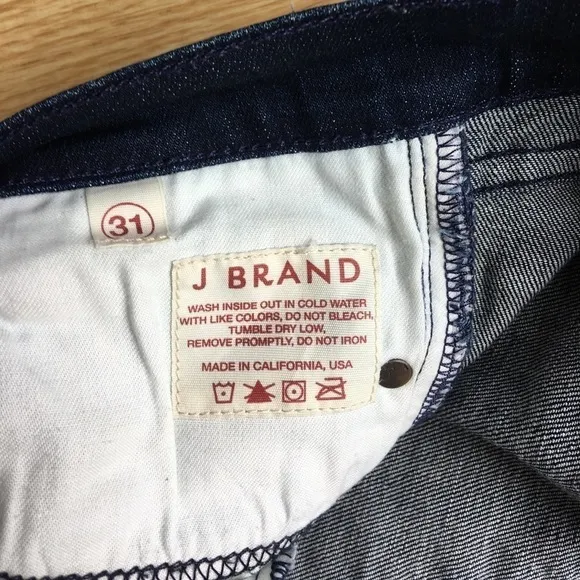 J brand jeans skinny zip ankle jeans