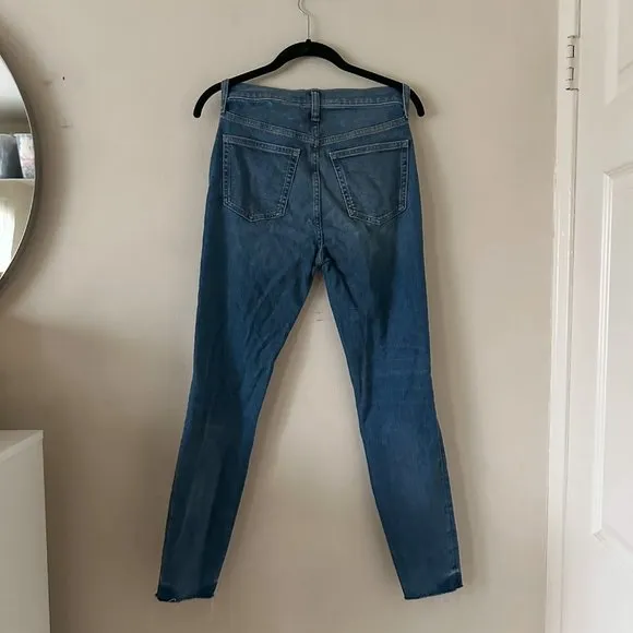J Crew 10&quot; highest-rise toothpick jeans Size 26