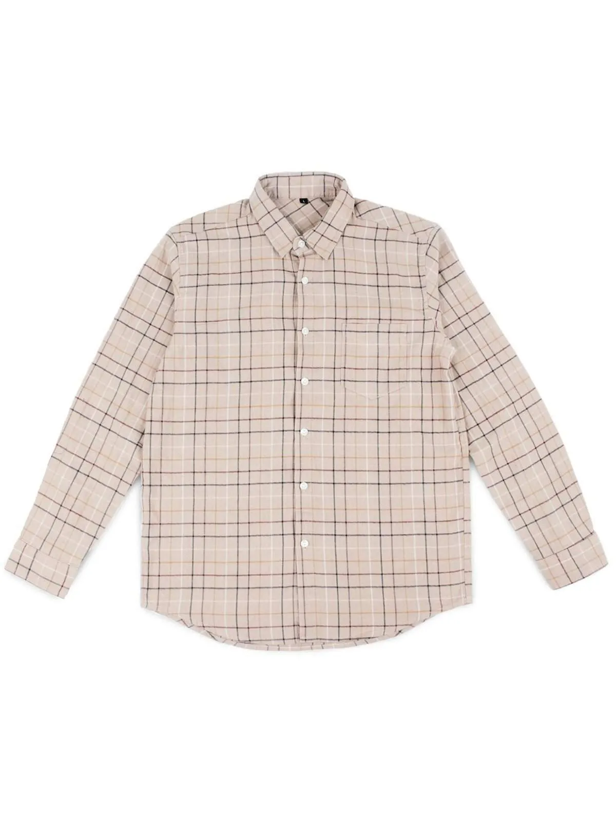Jackhammer Hillbilly Plaid Shirt Brown Cream