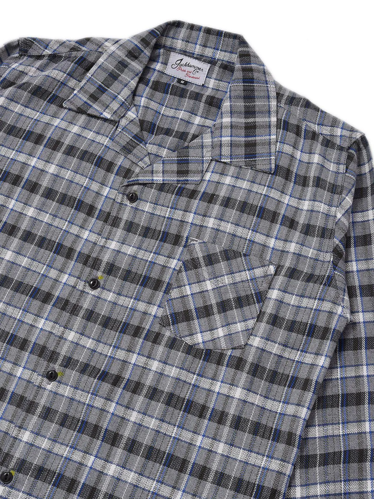 Jackhammer Liam Plaid Shirt Grey