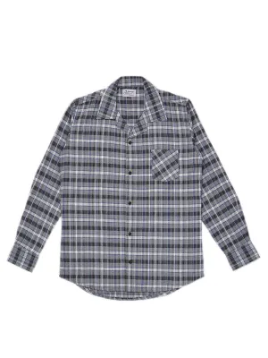 Jackhammer Liam Plaid Shirt Grey