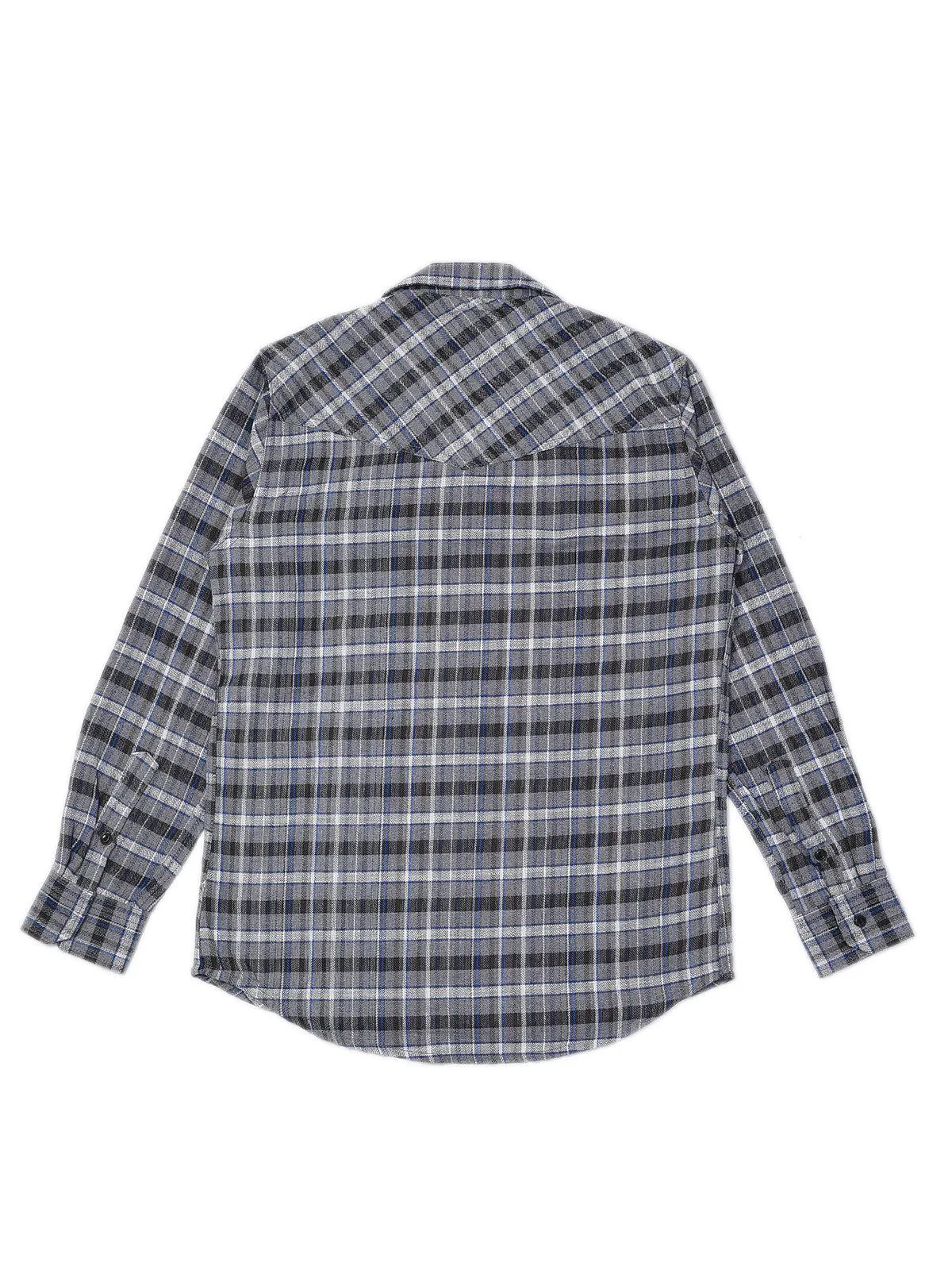 Jackhammer Liam Plaid Shirt Grey