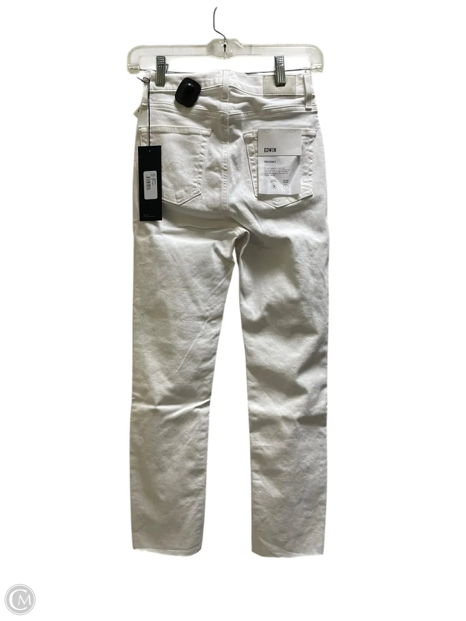 Jeans Skinny By Edwin In White, Size: 0