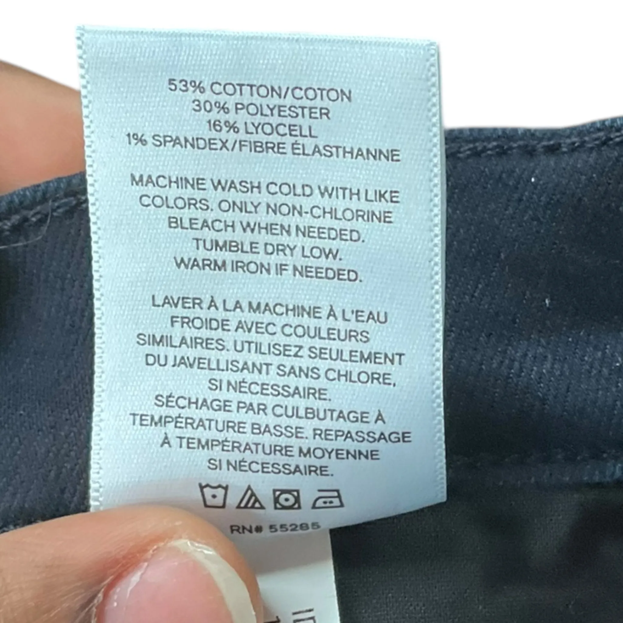 Jeans Skinny By Express In Blue Denim, Size: 8