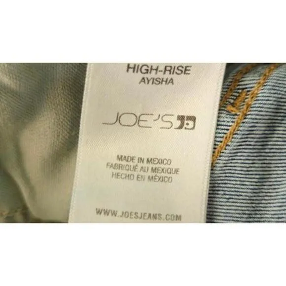 Joe's Jeans Blue High-Rise Skinny Ankle Denim - Size 27 NWT