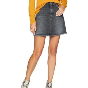 JOE'S Jeans the Bella High Rise Black Denim Skirt