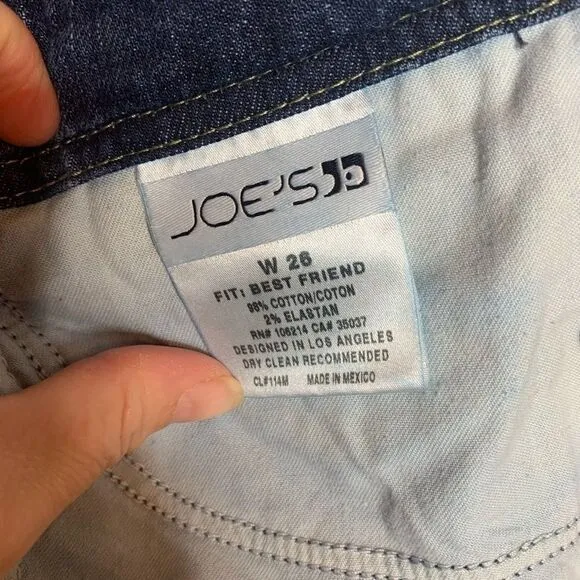Joes Jeans Best Friend Fit Ankle Crops Sandy Wash