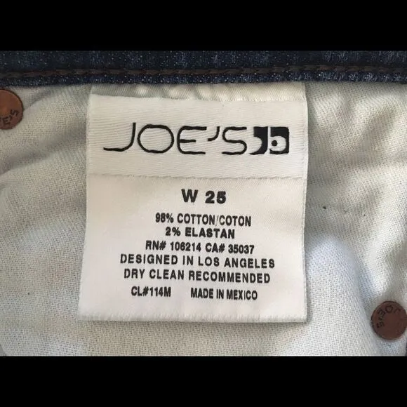 Joe’s Jeans Medium Wash Distressed Mini Skirt